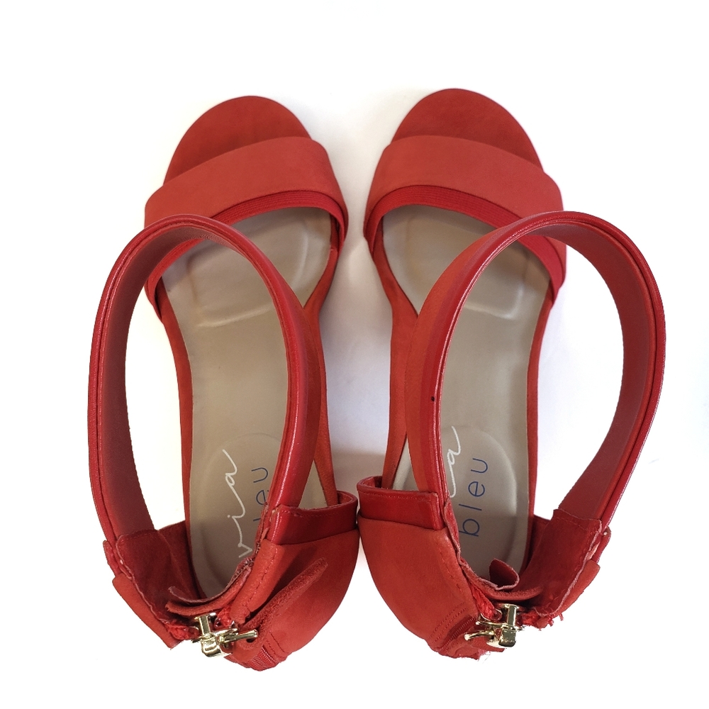VIA BLEU  Priscilla Suede Heel 6 - Picture 9 of 14
